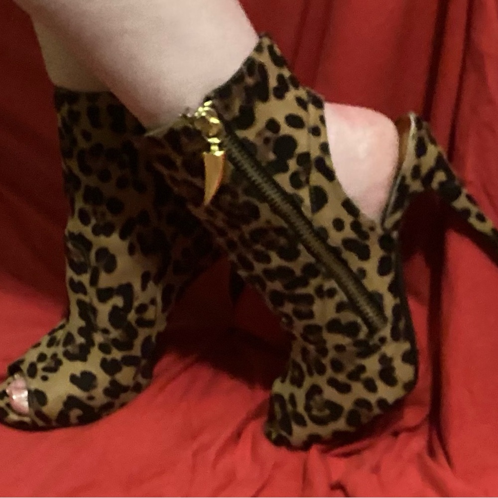 Women’s animal print boots